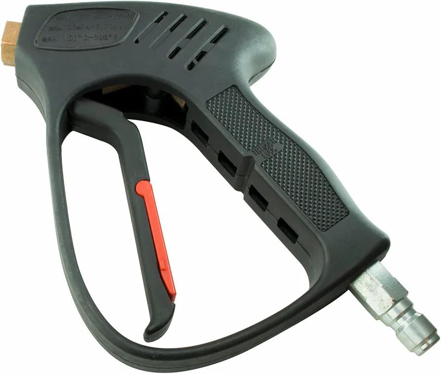 Erie Tools 5000 PSI 8 GPM Pressure Washer Gun and 48in. Wand 300° F Hot Water Grade with Trigger Lock 3/8in. QD Plug x 1/4in. NPT