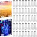 80 Pcs Comic Book Wall Display Clear Floating Display Shelves Comic Book Frame Holder Comic Book Display Wall, Invisible, No Screws Self Adhesive