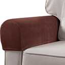 Homoyoyo 2Pcs Armrest Covers, Washable Stretch Couch Arm Covers Couch Sofa Armchair Slipcovers for Chairs Sofa Furniture Protector Recliner Sofa