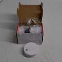 4 Pack Smoke Detector Fire Alarms 9V Battery Operated Photoelectric Sensor Smoke Alarms Easy to Install with Light Sound Warning, Test Button,9V Battery Included Fire Safety for Home