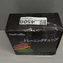 TheFitLife Exercise Resistance Bands with Handles - 5 Fitness Workout Bands Stackable up to 110lbs, Training Tubes with Large Handles, Ankle Straps, Door Anchor Attachment, Carry Bag (110 LBS)