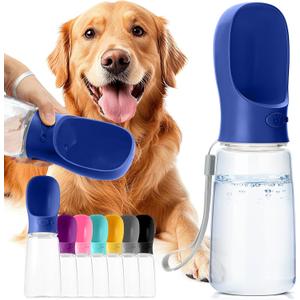 Mr. Pen Portable Dog Water Bottle, 19 oz, Large, Navy Blue, Travel Dog Water Bottle Dispenser, Not Dishwasher Safe
