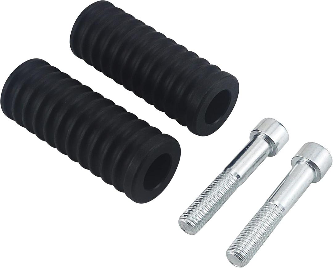 WOWTK Pair of Crash Bar Frame Slider ends for Harley softail street bob,low riderand Heritage Classic 2018-2024