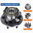 PAROD 515036 2PCS 4WD/AWD Front Wheel Hub Bearing Assembly Compatible with Cadillac Escalade, Chevy Avalanche 1500, Express, Silverado, Tahoe, Suburban, GMC Savana, Yukon, Sierra w/ABS, 1pk