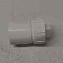 3" PVC Sewer Cleanout Adapter with Plug Pipe Fitting, PVC DWV Flush Sewer Cleanout Cap for Drainage Piping System
