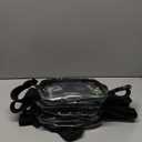 10 anywhere belt bag, clear, black strap