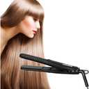 LOVANI Mini Flat Iron Travel Size Nano Titanium Dual Voltage Portable Hair for Worldwide Use 0.5 Inch Straightener with Professional Heat Resistant Travelling Bag