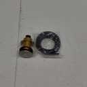 KANARY ALL Brass Air Switch Button for Sink Top Counter Top Garbage Disposal Part (Round, Brushed Nickel)