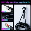 Long Range Digital TV Antenna for Smart TV Indoor Outdoor for Local Channels with Amplifier,