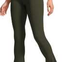 CRZ YOGA Butterluxe Mini Flared Leggings 30"/31.5"/33'' - High Waist Bootcut Casual Lounge Women Yoga Pants with Pocket
 (XL)