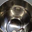 Aloxina Dog-Cat Food Storage Container 40 lb, Large Stainless Steel Bin