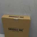 Snuggle Sac Cream Checkered Throw Blanket,Fluffy Faux Fur Reversible Soft Microfiber Warm Throw Blankets for Couch, Sofa,Travel,Cute Lightweight Striped Throws for Women, Heather Cream, 50x60 inches