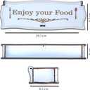 Wooden Cutlery Box  Elegant Spoon & Fork Holder for Dining Table | Single Place Setting Utensil Organizer Case  Available in White, Walnut & Dark Walnut