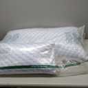 Bed Pillows Queen Size for Sleeping - Breathable Down Alternative Soft Pillows Set of 2 for Side, Back, and Stomach Sleepers - Hotel Quality Fluffy Microfiber Fill Cooling Skin-Friendly