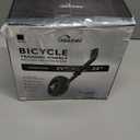 Adjustable Bicycle Training Wheels for Adults, Fit 24" to 28" Bikes, Steel Construction, Black, 2 Pair - Safe and Stable Learning Training Wheels