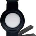 Compact Leather AirTag Key Holder Keychain, Holds up to 4 Keys. [Without AirTag]