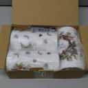 Retisee 3 Pcs Farmhouse Christmas Flameless Candles with Remote Rustic Christmas Battery Operated LED Candles Farmhouse Xmas Decor for Rustic Xmas Holiday Dining Table Bedroom Living Room