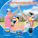 niupipo Pickleball Paddles Set of 2/4, USAPA Approved Lightweight Pickleball Rackets, Durable Fiberglass Surface with Polypropylene Honeycomb Core, Cushion Grip and Carry Bag (1. Yellow & White)