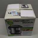 Hamilton Beach Digital Programmable Rice Cooker & Food Steamer, 14 Cups Cooked (7 Uncooked) With Steam & Rinse Basket, Stainless Steel (37548)
