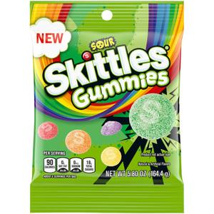 SKITTLES Sour Gummies, Sour Candy Assortment, Bulk Candy Pack 5.8 Oz 12 Ct | Portable sour snack, gummy candy assortment, bulk candy snacks, sour chewy candy, tart candies for movie night, road trip (EXP 06/01/27)