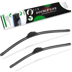OEM Quality Premium All-Seasons double lifespan Wiper blades, 21"+19" for front windshield