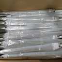 Aodaer 30 Pcs Clear Wedding Umbrellas Bulk, 36 Inch Transparent Bubble Umbrella with Storage Box Large Dome Windproof Stick Umbrellas for Rain Wedding Bridal Party Supplies Photography Props