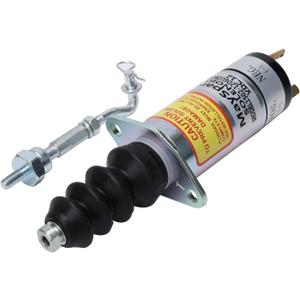 MaySpare Fuel Shutoff Solenoid 1502-12D6U2B2S2A Compatible With Woodward 307-2546 1502 Series 12VDC
