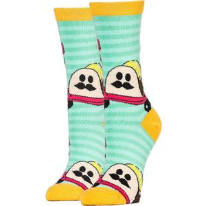 Oooh Yeah Socks - Mens Crew - Taco Dude, Large