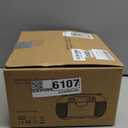 Boombox CD Player with Bluetooth and Cassette Player | Portable AM/FM Radio, MP3/USB/AUX Input, Stereo Sound System with Recorder, AC & Battery Powered for Home & Outdoor (RED)