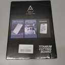 Titanium Cutting Board for Kitchen  Durable 13"x9" Metal Chopping Mat, Easy to Clean, Dishwasher Safe, Hygienic & Crack Resistant