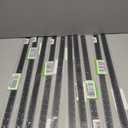 10 Pcs Alumicolor Aluminum Straight Edge with Center Finding Back, 24IN, Black