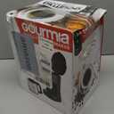 Gourmia 12 Cup One-Touch Coffee Maker  Pause and Serve with Automatic Keep Warm, Easy View Water Window, Compact Design, Stainless Steel Accents, Black