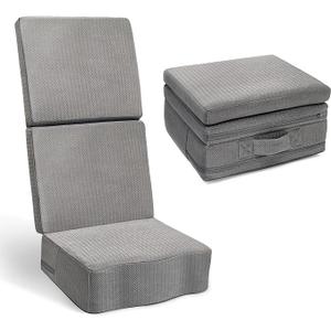 Hot Tub Booster Seat with Backrest, 3-Layer Adjustable Height Bathtub Cushion up to 8.7", Weighted Non-Slip Design with Carry Handle, Quick-Dry Air Mesh Fabric for Spa and Bathtub