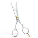 5.5" Hair Cutting Scissors For Professional, Barber & Hairdresser - Hair Shears For Cutting, Trimming, Grooming, Precision, Facial Hair - Right Hand Hair Scissors For Men, Women, Kids, Adults.