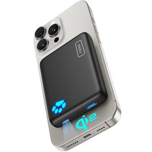 INIU for Magsafe Portable Charger, Slim Qi2 10000mAh 30W Magnetic Power Bank, USB C in&Out Wireless Battery Pack Phone Charger, Only for iPhone 16/16 Plus/16 Pro/16 Pro Max, iPhone 15/14/13/12 Series