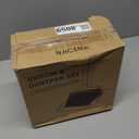 Ivandar Broom and Dustpan Set,Broom with Dustpan Combo Set Dust pan with Long Handle, for Home Kitchen Room Office Lobby Floor Use Upright Stand Up(Gray&Red)