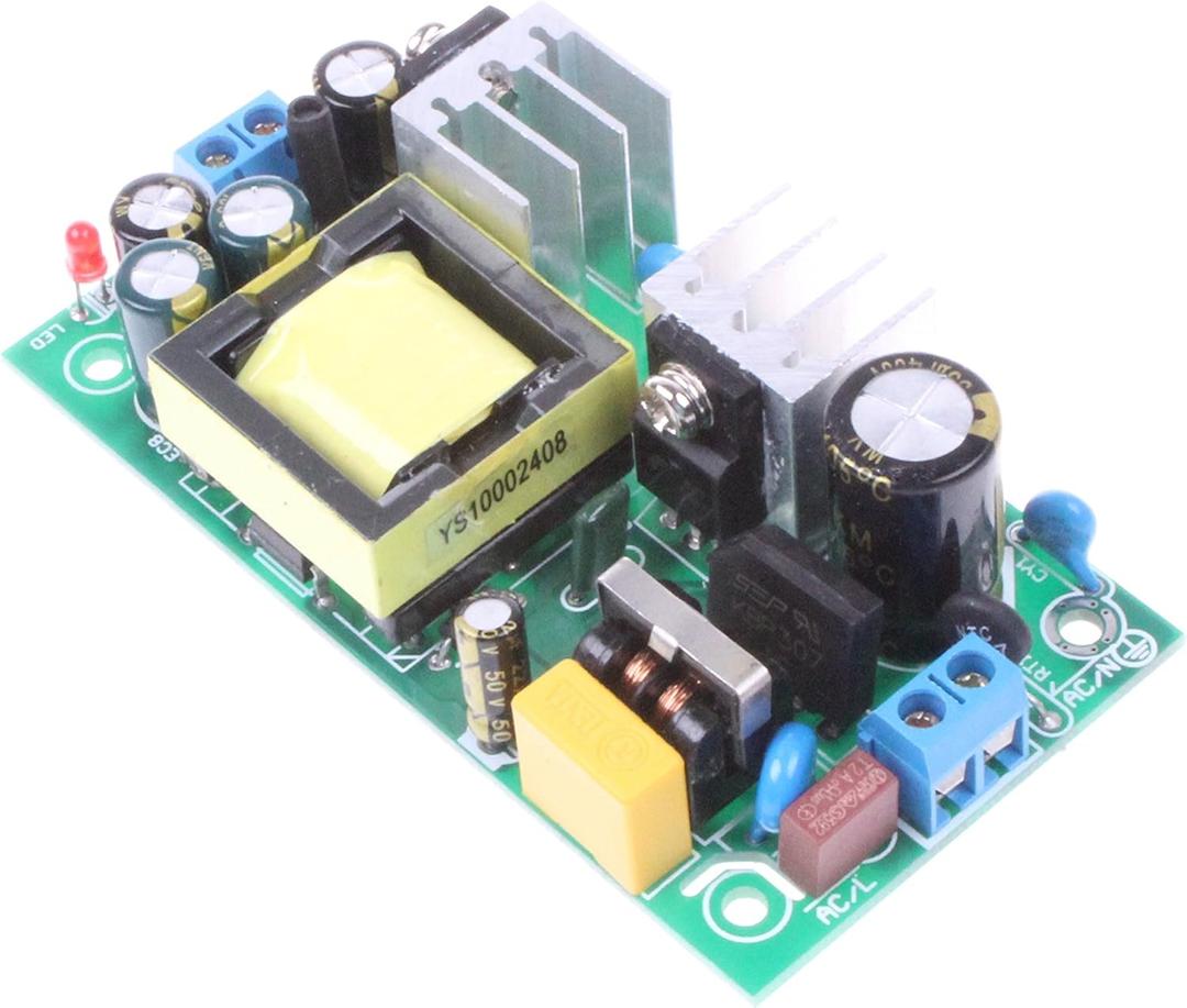 NOYITO AC to DC Precision Buck Power Supply Module AC 120V 100V-264V to 5V 3A 3000mA 15W Isolated Step-Down DC Module (5V 3A, Green)