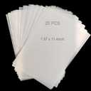 Heat Shrink Plastic, 25 Sheets 8x11.4in - Sanded, Blank, Ideal for Shrink Art Crafts & DIY Ornaments