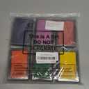 Outus 6 Pieces Small Reusable Ink Pad for Baby Footprint Handprint Paw Print, Non-toxic Ink Pad, Feet and Hands Stamp for Boys and Girls Christmas New Year, 6 Colors(Bright Color)