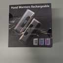 2 x Hand Warmers Rechargeable 2 Pack - Magnetic Electric Hand Warmers 10000mAh, AI Temp Control, Up to 131, Reusable Battery Operated Pocket Heater with Digital Display for Raynauds, Hunting, Golf