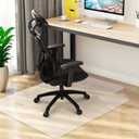 Office Chair Mat for Hard Wood Floors 36"x47" Heavy Duty Floor Protector Easy Clean (Transparent)