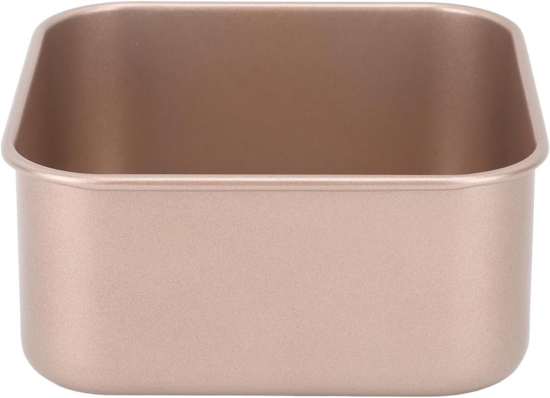 Square Cake Pan, Nonstick Deep Baking Sheet Square Baking Pan Stackable Thickened Carbon Steel Baking Sheet Dishwasher Safe For Brownie Cake Bread (Large)