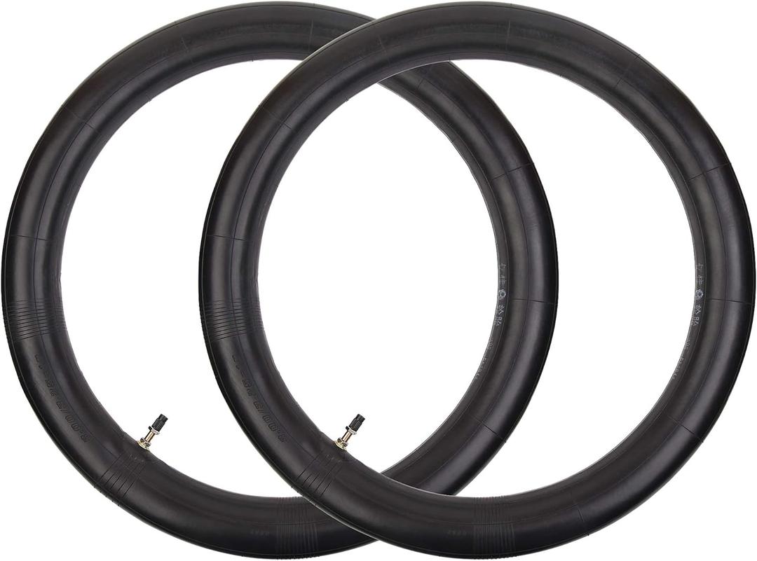 2 Pack of 3.00/3.25-18 Inner Tube with TR4 Straight Valve Stem replace 80/90-18 3.00-18 3.25-18 Off-Road Inner Tube for Pro Sport Motorcycle Tire