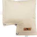 Backflow Preventer Insulation Cover - Backflow Pressure Vacuum Breaker Cover - Insulated Backflow Cover Pouch for Irrigation Back Flow Sprinkler Valves in Winter or Sun Exposure (13W x 12H, Sand)