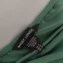 Maggy London T Shirt Dress for Women Summer Casual Dresses for Women Ruched Party Swing A-Line T-shirt Dresses Midi Length Black