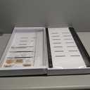 Kitstorack Pull out Cabinet Organizer, Expandable(12"-20") Heavy Duty Slide out Drawers Fixed with Adhesive Nano Film for Pots, Roll out Shelf Storage for Kitchen Base Cabinet Organization(White)