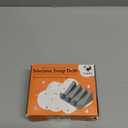 Self Draining Soap Dish,Silicone Suction Cup Soap Holder, Bathroom Soap Dish for Bar Soap,Can Extend Soap Life,Bathroom, Bath Tub, Kitchen Sink (3, Cream White)