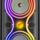 Speakers Bluetooth Wireless- 120dB Loud Sound, Dynamic 8 LED Lights, 5 RGB Modes, Bluetooth 5.3, TWS/USB/TF/AUX/FM/Mic Input, Built-in Handle, Portable Party Speaker for Home, Outdoor, Camping (RGB)