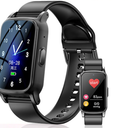 Smart Health Watch for Seniors & Alzheimer's - 4G GPS Tracker with Fall Detection, SOS Emergency Button, Two-Way Calling, Pedometer & Anti-Lost Alert for Dementia Patients