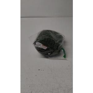 RESARE Waffle Bath Mat for Bathroom, Super Absorbent Bathroom Rugs Non Slip Machine Washable, Ultra Soft Quick Dry Boho Bath Rugs with Tassels for Floor, Upgraded Bordered Design, 17"x24" Green